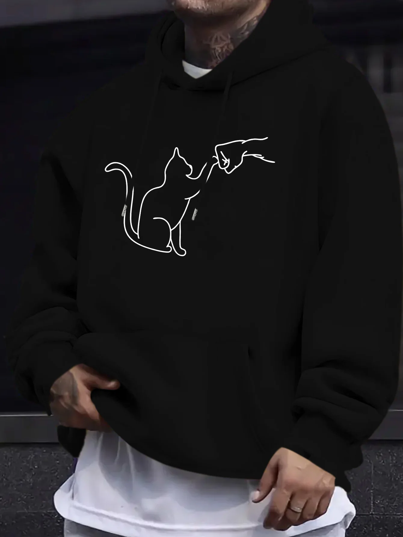 Top Pick Cat & Fist Bump Hoodie - Kangaroo Pocket, Stretchy, Machine Washable
Top Pick Cat & Fist Bump Hoodie - Kangaroo Pocket, Stretchy, Machine Washable