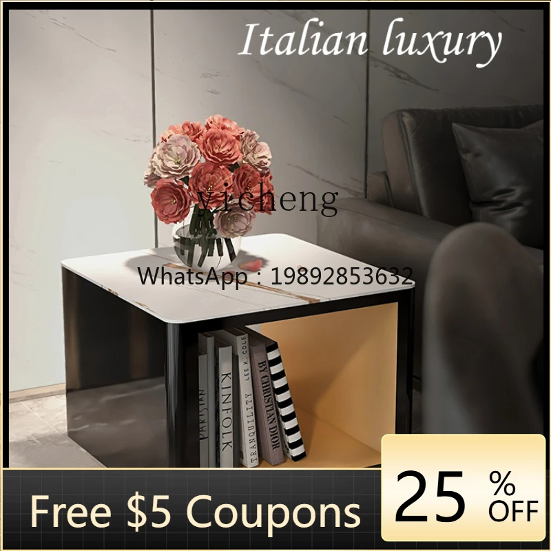 GZ sofa side few light luxury bedside tables modern simple marble small square table living room side cabinet
GZ sofa side few light luxury bedside tables modern simple marble small square table living room side cabinet