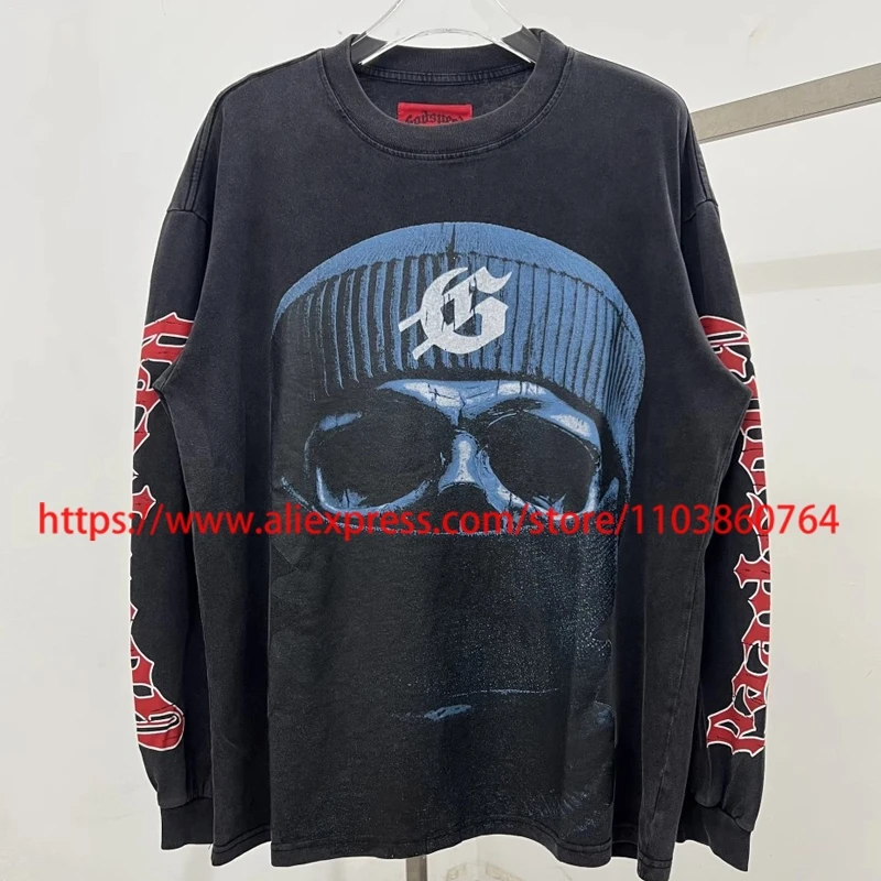 Cross-border American Streetwear Brand Godspeed Long Sleeve T-shirt Portrait Print High-quality Real Photos GOD SPEED Tops Tee
Cross-border American Streetwear Brand Godspeed Long Sleeve T-shirt Portrait Print High-quality Real Photos GOD SPEED Tops Tee