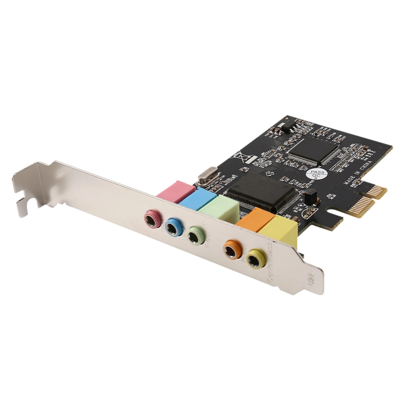 Звуковая карта PCIe PCI-E X1 CMI8738 Чип 32/64-битная звуковая карта Стерео 5.1-канальный настольный компьютер Встроенная звуковая карта для
Звуковая карта PCIe PCI-E X1 CMI8738 Чип 32/64-битная звуковая карта Стерео 5.1-канальный настольный компьютер Встроенная звуковая карта для