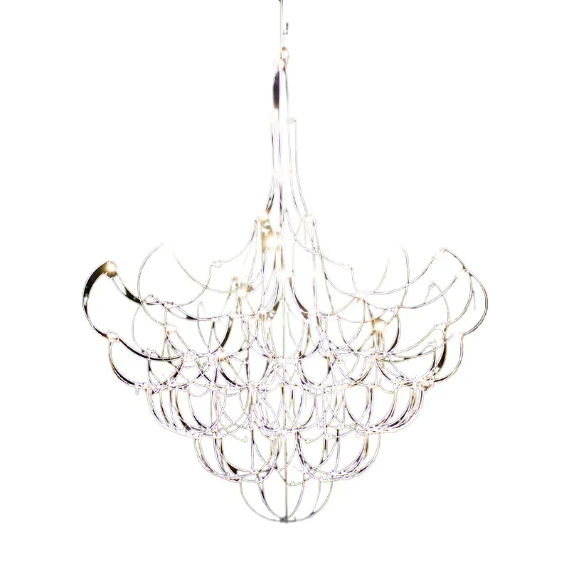 Duplex building hall villa chandelier, designer new product lobby shop clothing store exhibition hall sales department LED lamps
Duplex building hall villa chandelier, designer new product lobby shop clothing store exhibition hall sales department LED lamps