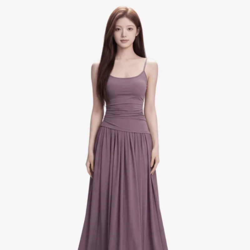 Korean Style Spicy Girl U-Neck Strap Vest Women's Summer New High Waist A-Line Long Skirt Two-Piece Set Casual Fashion
Korean Style Spicy Girl U-Neck Strap Vest Women's Summer New High Waist A-Line Long Skirt Two-Piece Set Casual Fashion