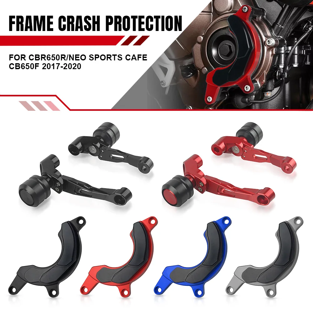Motorcycle Engine Covers Frame Crash Pads Case Sliders Protector For Honda CBR650R/Neo Sports Cafe CB650F 2017 2018 2019 2020
Motorcycle Engine Covers Frame Crash Pads Case Sliders Protector For Honda CBR650R/Neo Sports Cafe CB650F 2017 2018 2019 2020