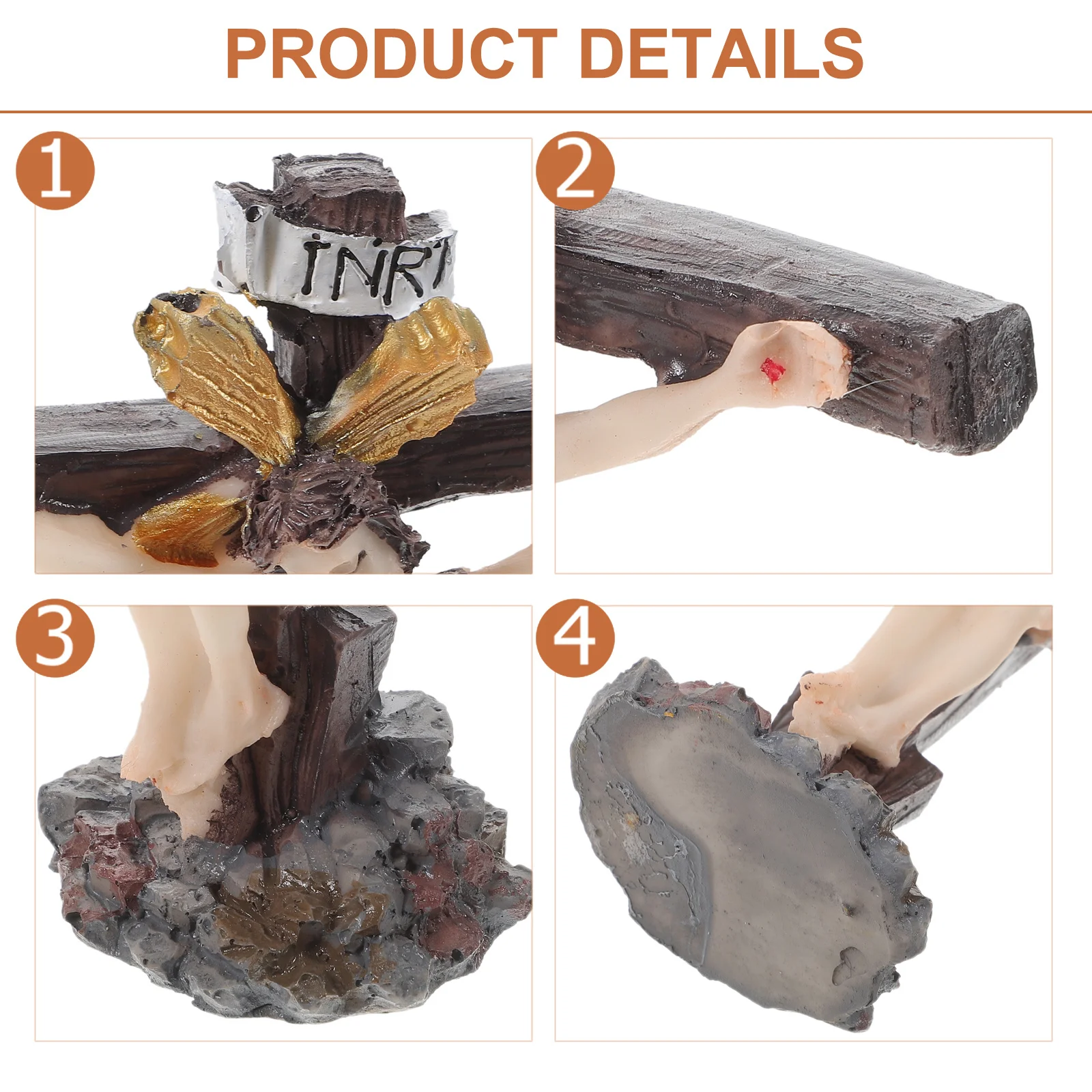 2pcs Jesus Carry Cross Statue Western Religious Home Decor For Living Room Shelf Desktop Christmas Gift Church Ornament
2pcs Jesus Carry Cross Statue Western Religious Home Decor For Living Room Shelf Desktop Christmas Gift Church Ornament