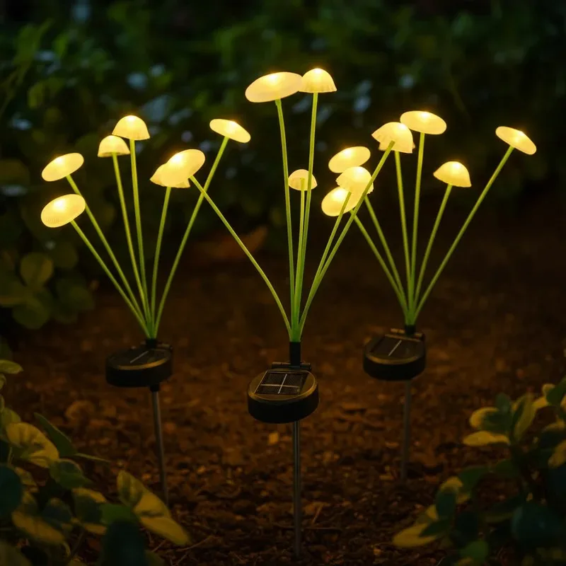 6LEDs Solar Mushroom Lights Outdoor Waterproof Garden Decor Dual Mode for Patio Pathway
6LEDs Solar Mushroom Lights Outdoor Waterproof Garden Decor Dual Mode for Patio Pathway
