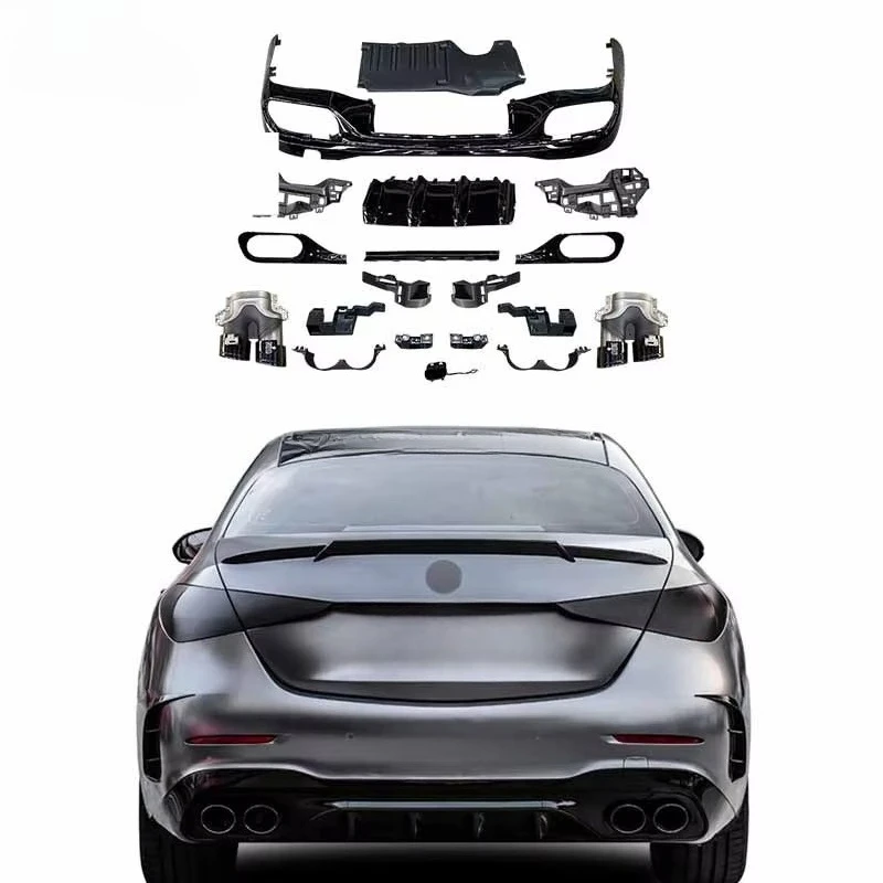 W206 C43 for Rear Bumper for Benz W206 C Class C200L C240 C250 C280 Auto Upgrade C43 Rear Lip Tips Diffuser
W206 C43 for Rear Bumper for Benz W206 C Class C200L C240 C250 C280 Auto Upgrade C43 Rear Lip Tips Diffuser
