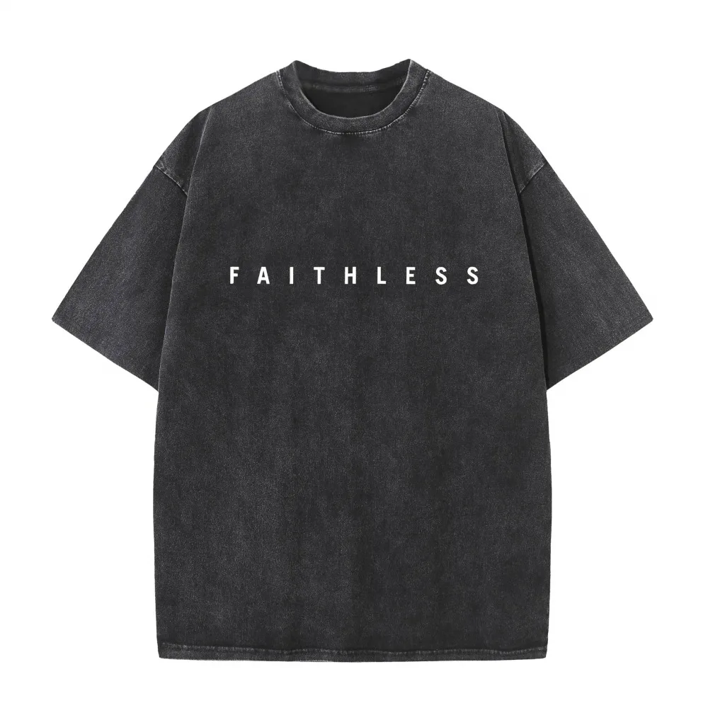 2024 American retro washed old heavy cotton solid color short-sleeved Tshirt summer loose top tide washed T-shirt Faithless
2024 American retro washed old heavy cotton solid color short-sleeved Tshirt summer loose top tide washed T-shirt Faithless