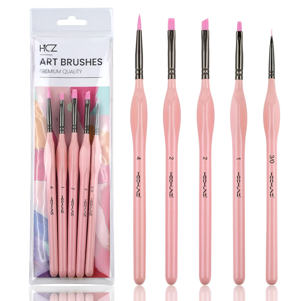 5pcs Pink Acrylic Stick Brushes High-quality bristles Fine Art Professional Brushes for Acrylic and Watercolor Professional Art
5pcs Pink Acrylic Stick Brushes High-quality bristles Fine Art Professional Brushes for Acrylic and Watercolor Professional Art