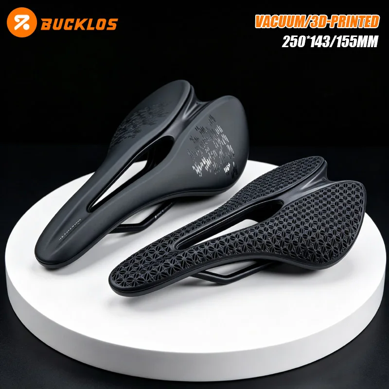 BUCKLOS 3D-Printed/ Vacuum Bicycle Seat Suit for XC / Trail / AM Bicycle Saddle Shock Absorbing Bike Cushion 143/155mm Bike Seat
BUCKLOS 3D-Printed/ Vacuum Bicycle Seat Suit for XC / Trail / AM Bicycle Saddle Shock Absorbing Bike Cushion 143/155mm Bike Seat