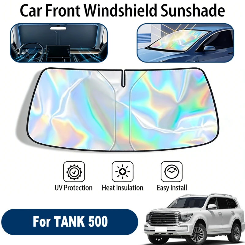 Car Windshield Sun Shade UV Reflective Sun Visor Protection Cover For TANK 500 2021-2026
Car Windshield Sun Shade UV Reflective Sun Visor Protection Cover For TANK 500 2021-2026