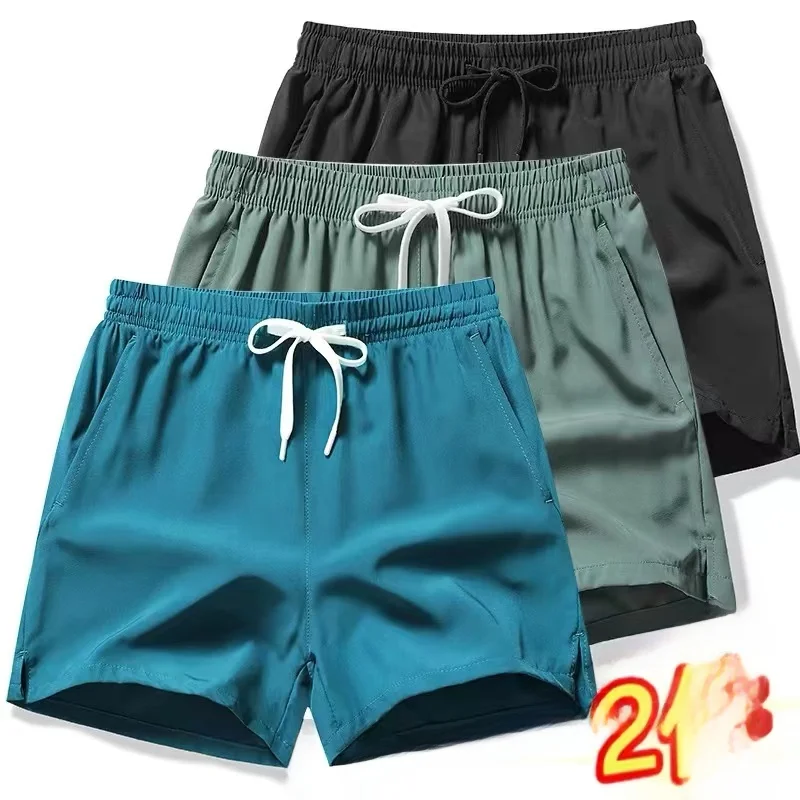 Ice Silk Men's Sport Shorts Summer Quick Dry Loose Casual Beach Three-quarter Length Breathable Comfortable Lightweight Pants
Ice Silk Men's Sport Shorts Summer Quick Dry Loose Casual Beach Three-quarter Length Breathable Comfortable Lightweight Pants