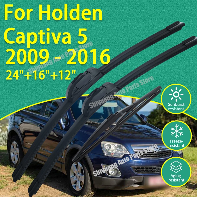 Front Rear Silicone Coating Wipers for Holden Captiva 5 2009 - 2016 Car Wiper Windshield Windscreen Blades Accessories 2015 2014
Front Rear Silicone Coating Wipers for Holden Captiva 5 2009 - 2016 Car Wiper Windshield Windscreen Blades Accessories 2015 2014