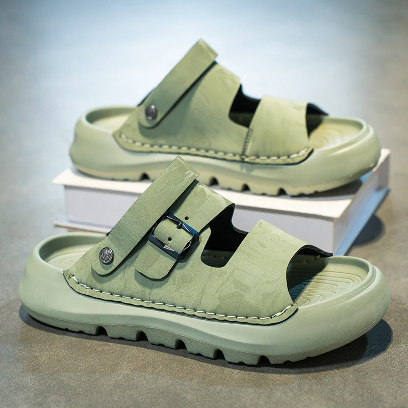 Summer Outdoor Sports Beach Shoes Anti-Slip Wear-Resistant Breathable Slippers for Teenagers And Students Korean Style PU Mat...
Summer Outdoor Sports Beach Shoes Anti-Slip Wear-Resistant Breathable Slippers for Teenagers And Students Korean Style PU Mat...
