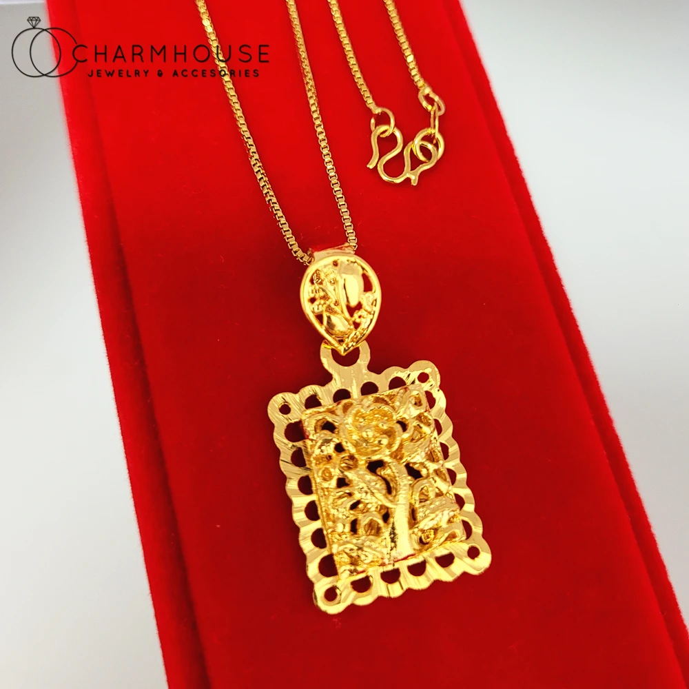 Yellow Gold GP Charm Necklaces For Women Exquisite Square Pendant Necklace Box Chain Collier Femme Trendy Jewelry Accessories
Yellow Gold GP Charm Necklaces For Women Exquisite Square Pendant Necklace Box Chain Collier Femme Trendy Jewelry Accessories