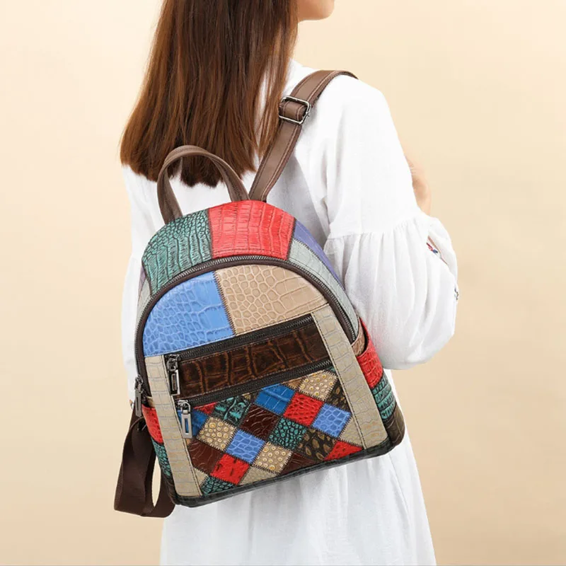 New Small Backpack, Casual Retro Ethnic Fashion Handbag, Genuine leather Backpack, luxurious handbag
New Small Backpack, Casual Retro Ethnic Fashion Handbag, Genuine leather Backpack, luxurious handbag