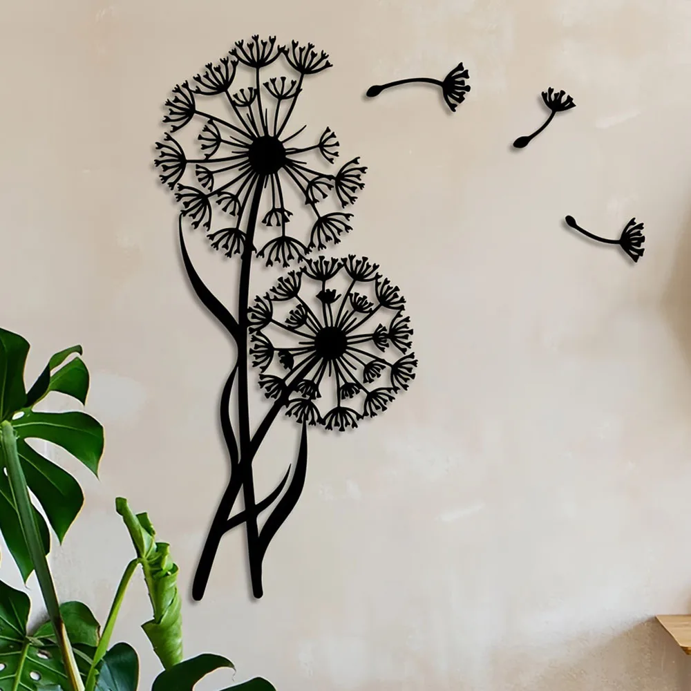 1pc Metal Silhouette Dandelion Wall Decor Suitable for Bedroom Kitchen Outdoor Wall RV Farm Plants Decor Gifts
1pc Metal Silhouette Dandelion Wall Decor Suitable for Bedroom Kitchen Outdoor Wall RV Farm Plants Decor Gifts