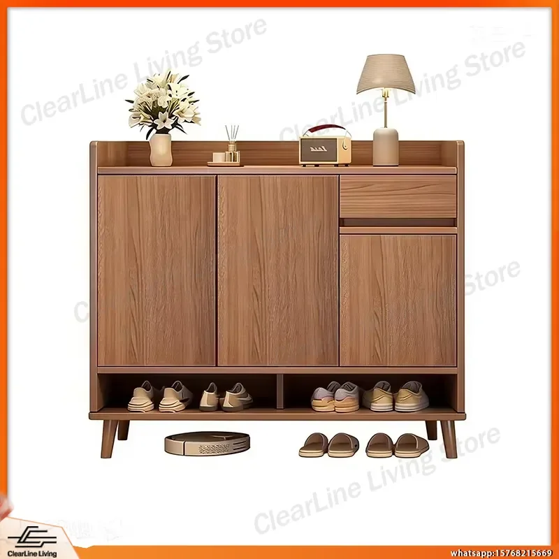 Modern Wooden Shoe Cabinet Shoe Rack for Home Entryway Living Room Large Capacity Storage Organizer Space Saving Small Size
Modern Wooden Shoe Cabinet Shoe Rack for Home Entryway Living Room Large Capacity Storage Organizer Space Saving Small Size