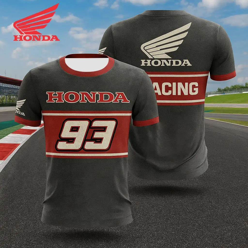 Летняя футболка для гонок на мотоциклах Honda No.93 Márquez Special Edition, спортивный трикотаж на открытом воздухе, дышащий быстросохнущий топ для верховой езды 
Летняя футболка для гонок на мотоциклах Honda No.93 Márquez Special Edition, спортивный трикотаж на открытом воздухе, дышащий быстросохнущий топ для верховой езды