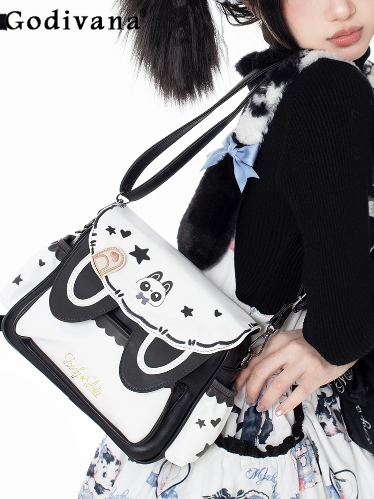 Original Cartoon Cute Rabbit Ears Lolita Shoulder Bag Japanese Girl Daily Versatile Student Versatile Messenger Bag
Original Cartoon Cute Rabbit Ears Lolita Shoulder Bag Japanese Girl Daily Versatile Student Versatile Messenger Bag