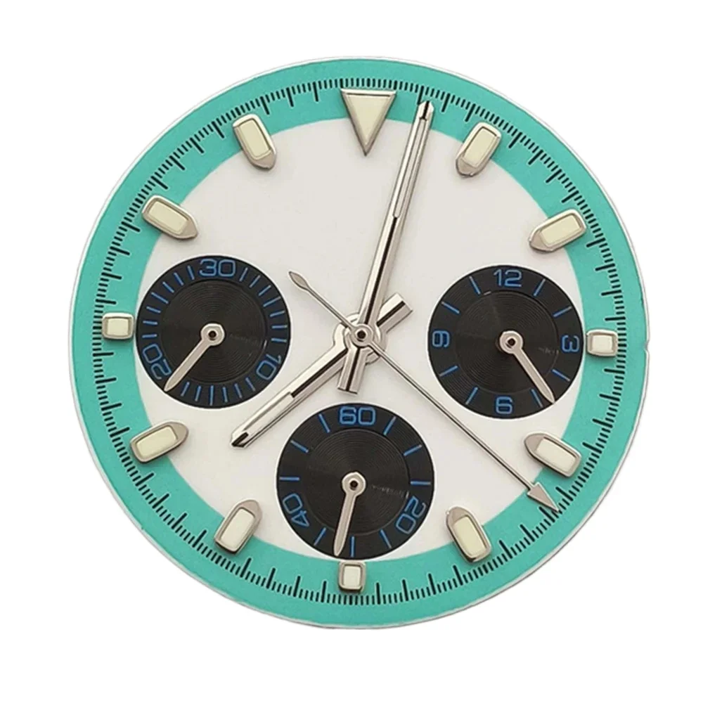 VK63 29.5MM Watch Dial Hands Kits Watches Face Pointer Green Luminous for VK63 Movement Accessory
VK63 29.5MM Watch Dial Hands Kits Watches Face Pointer Green Luminous for VK63 Movement Accessory
