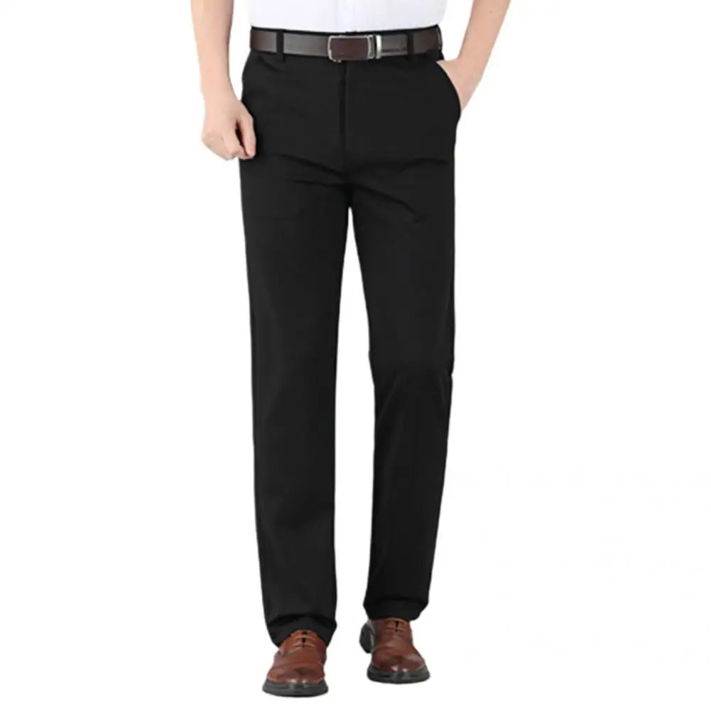Business Trousers All Match Dress Pants Quick Drying Solid Color Chic Deep Crotch Loose Men Dress Pants
Business Trousers All Match Dress Pants Quick Drying Solid Color Chic Deep Crotch Loose Men Dress Pants