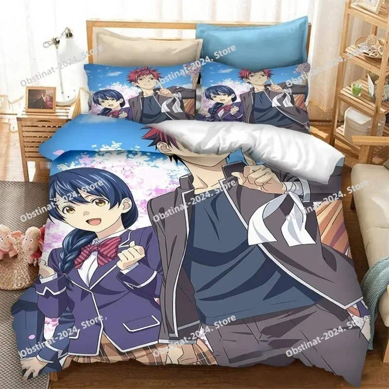 3d Anime Food Wars! Shokugeki no Soma Bedding Set Duvet Cover Bedroom Comforter Twin King _Size Quilt Cover Home Textiles
3d Anime Food Wars! Shokugeki no Soma Bedding Set Duvet Cover Bedroom Comforter Twin King _Size Quilt Cover Home Textiles