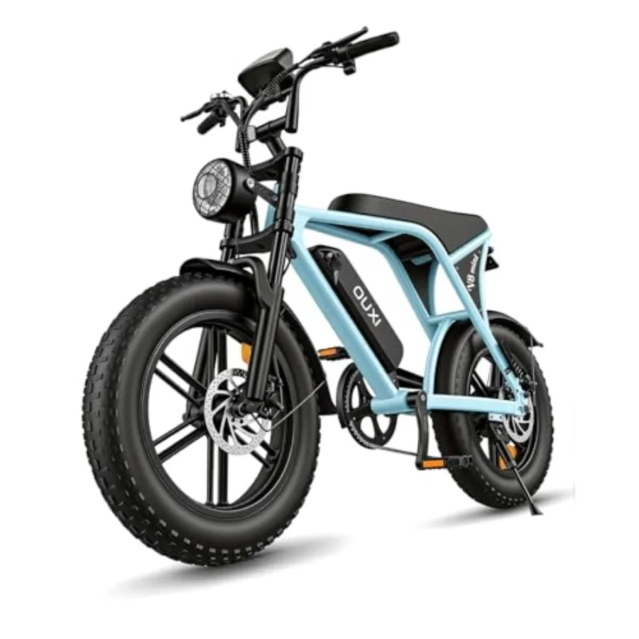 V8 Series Electric Bike for Adults: Aluminum Frame, Black, 500W/1000W Motor, 20/31 MPH Speed, Removable 10.4/15/30 AH Battery,
V8 Series Electric Bike for Adults: Aluminum Frame, Black, 500W/1000W Motor, 20/31 MPH Speed, Removable 10.4/15/30 AH Battery,