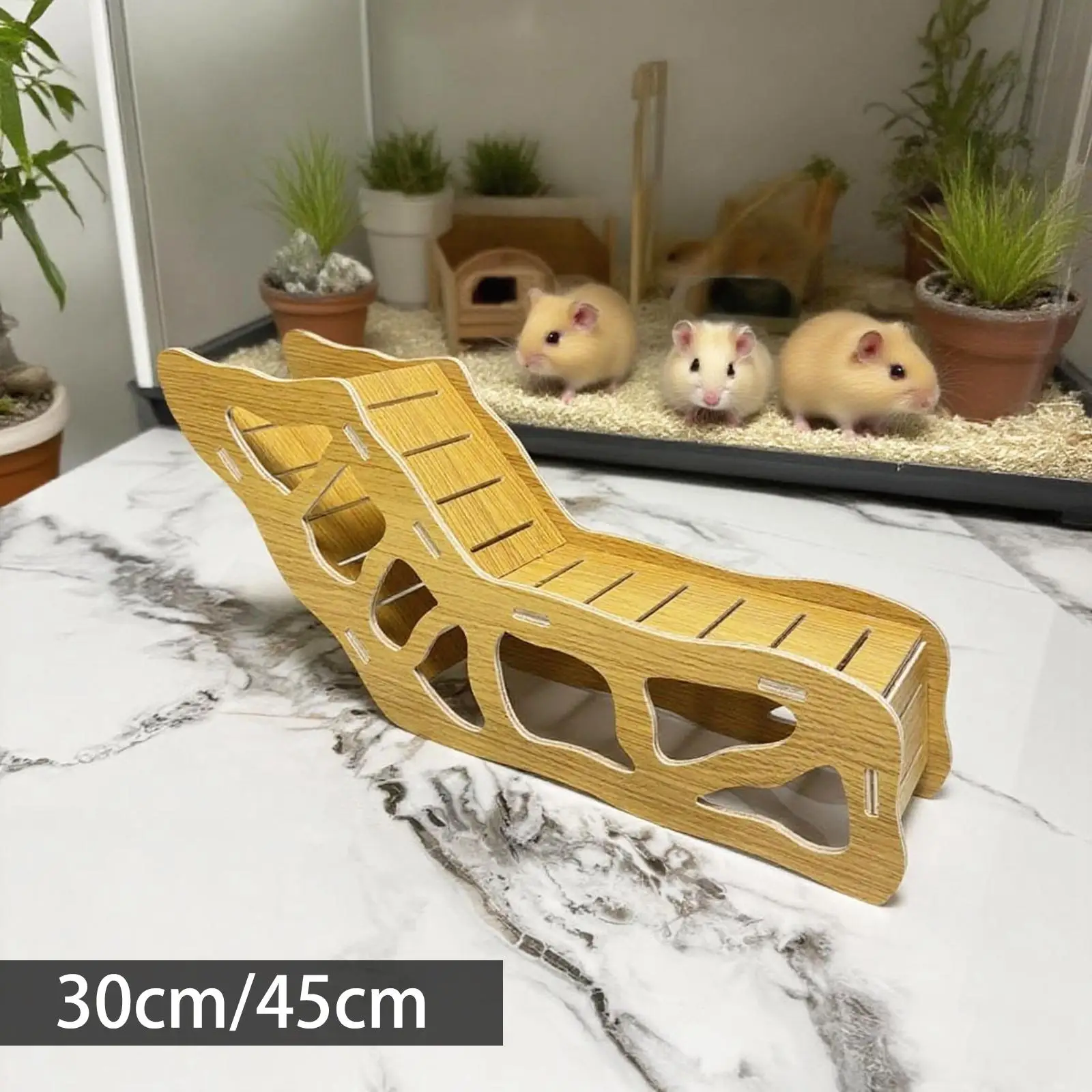 Hamster Hideout Ladder House Playground Wooden Tunnel Nest Climbing Toy for Gerbils Rats Dwarf Small Pet Cage
Hamster Hideout Ladder House Playground Wooden Tunnel Nest Climbing Toy for Gerbils Rats Dwarf Small Pet Cage