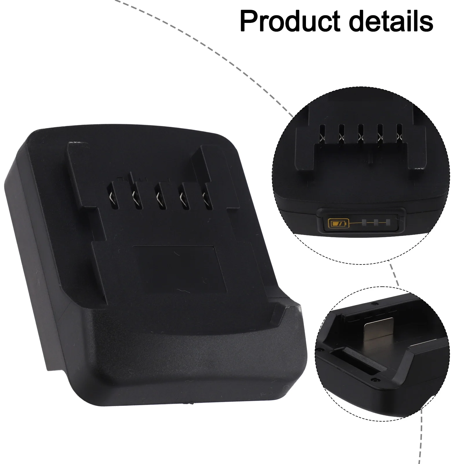 Tool Adapter 18V Converter Battery Replacement Black as Picture Adapter For Lithium Battery Tools Brand New Unused
Tool Adapter 18V Converter Battery Replacement Black as Picture Adapter For Lithium Battery Tools Brand New Unused