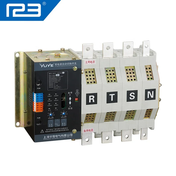 YUYE YES1-400NA/4P 400A 4Phase Automatic Transfer Switch socomec manual changeover switch
YUYE YES1-400NA/4P 400A 4Phase Automatic Transfer Switch socomec manual changeover switch