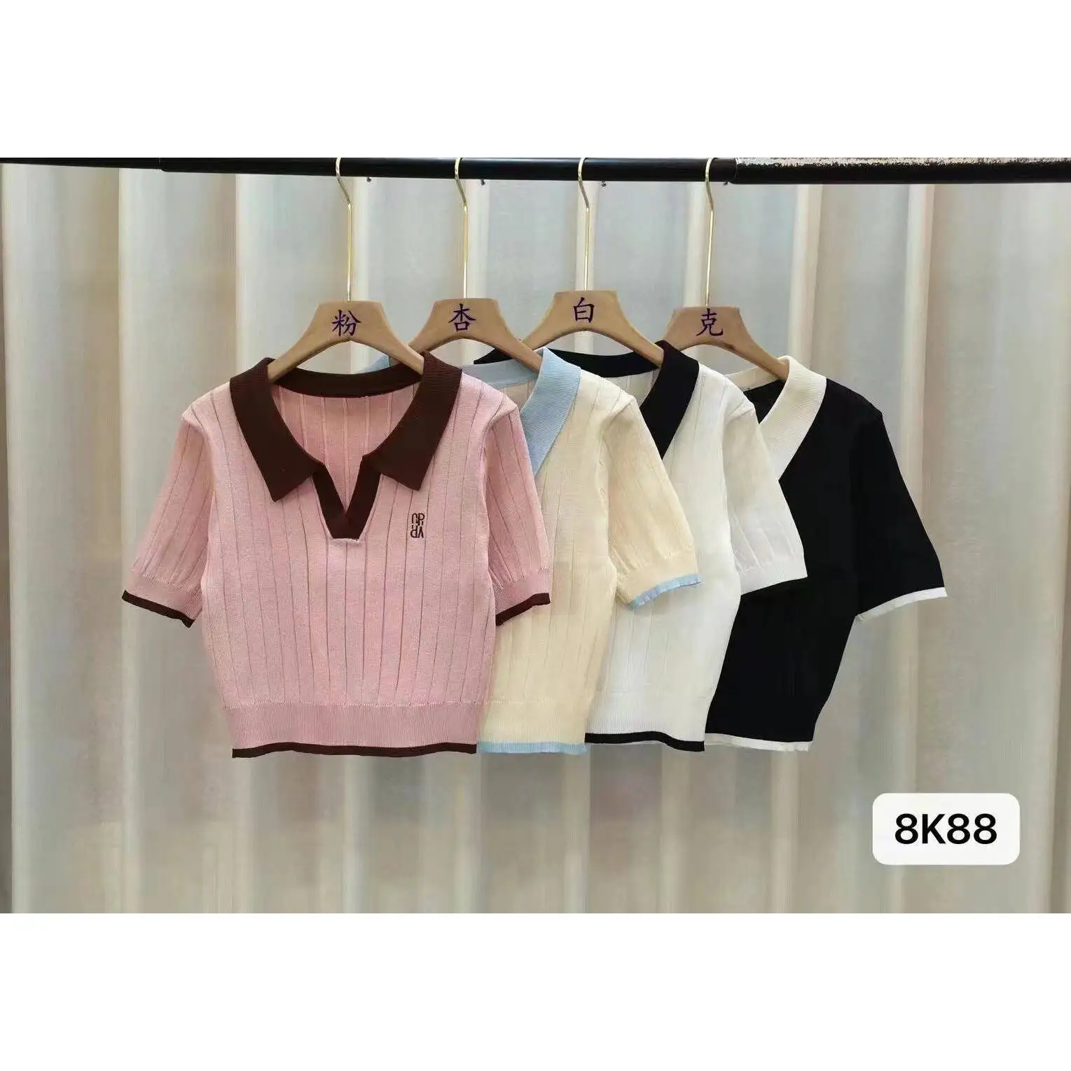 Summer 2023 Women's Short Sleeve Knitted Top Embroidered Waist Slim Fit Short Style Fashion Design Elastic Fiber Princes...
Summer 2023 Women's Short Sleeve Knitted Top Embroidered Waist Slim Fit Short Style Fashion Design Elastic Fiber Princes...