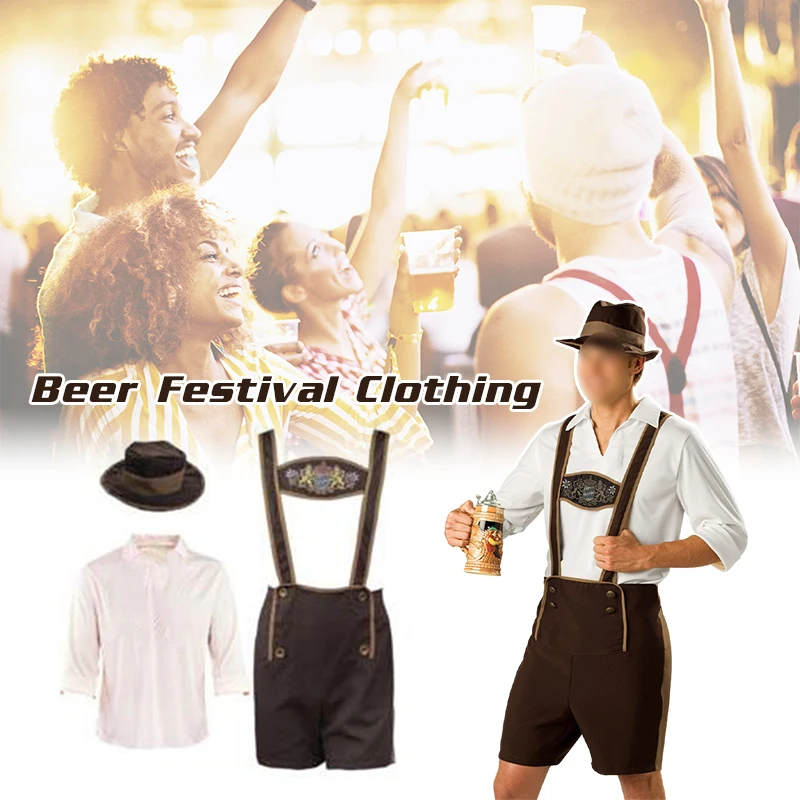 Mens Oktoberfest Beer Costume Munich Beer Festival German Bavarian Guy Halloween Carnival Party Uniform Set For Adults/Children
Mens Oktoberfest Beer Costume Munich Beer Festival German Bavarian Guy Halloween Carnival Party Uniform Set For Adults/Children