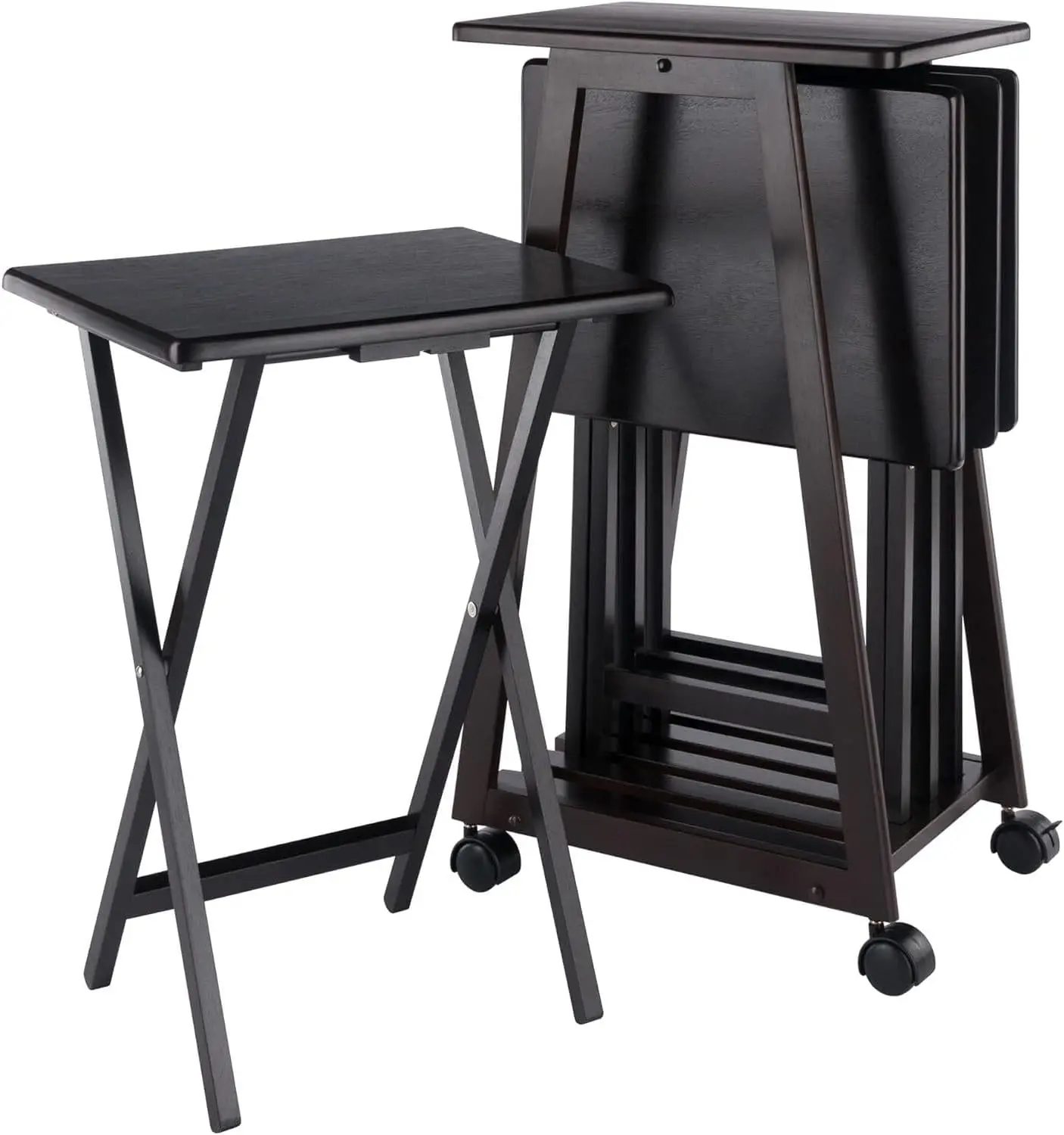 Lakefront Luxury 5-Pc Snack Table Set, Coffee Finish
Lakefront Luxury 5-Pc Snack Table Set, Coffee Finish