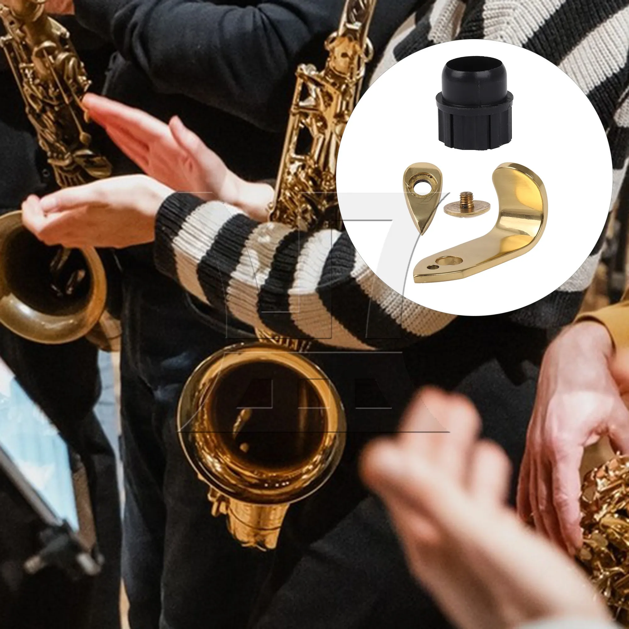 Yibuy Black Plastic End Cap Plug for Soprano Sax with Thumb Hook Rest Support Set
Yibuy Black Plastic End Cap Plug for Soprano Sax with Thumb Hook Rest Support Set