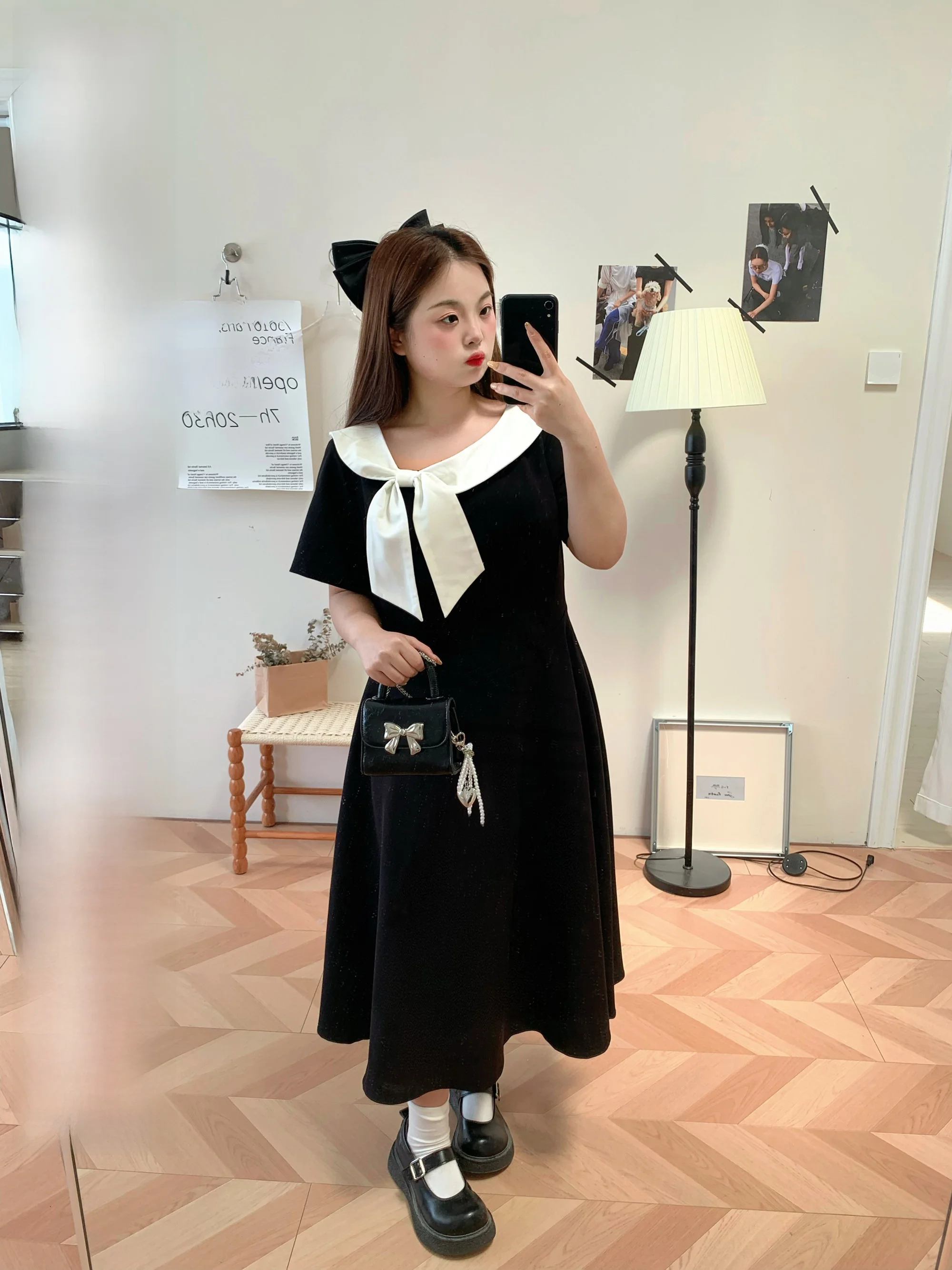 Black Knot plus Size Dress Women's Summer Casual Date Church High Waist A-Line Skirt Polyester Fiber Slimming Dress
Black Knot plus Size Dress Women's Summer Casual Date Church High Waist A-Line Skirt Polyester Fiber Slimming Dress