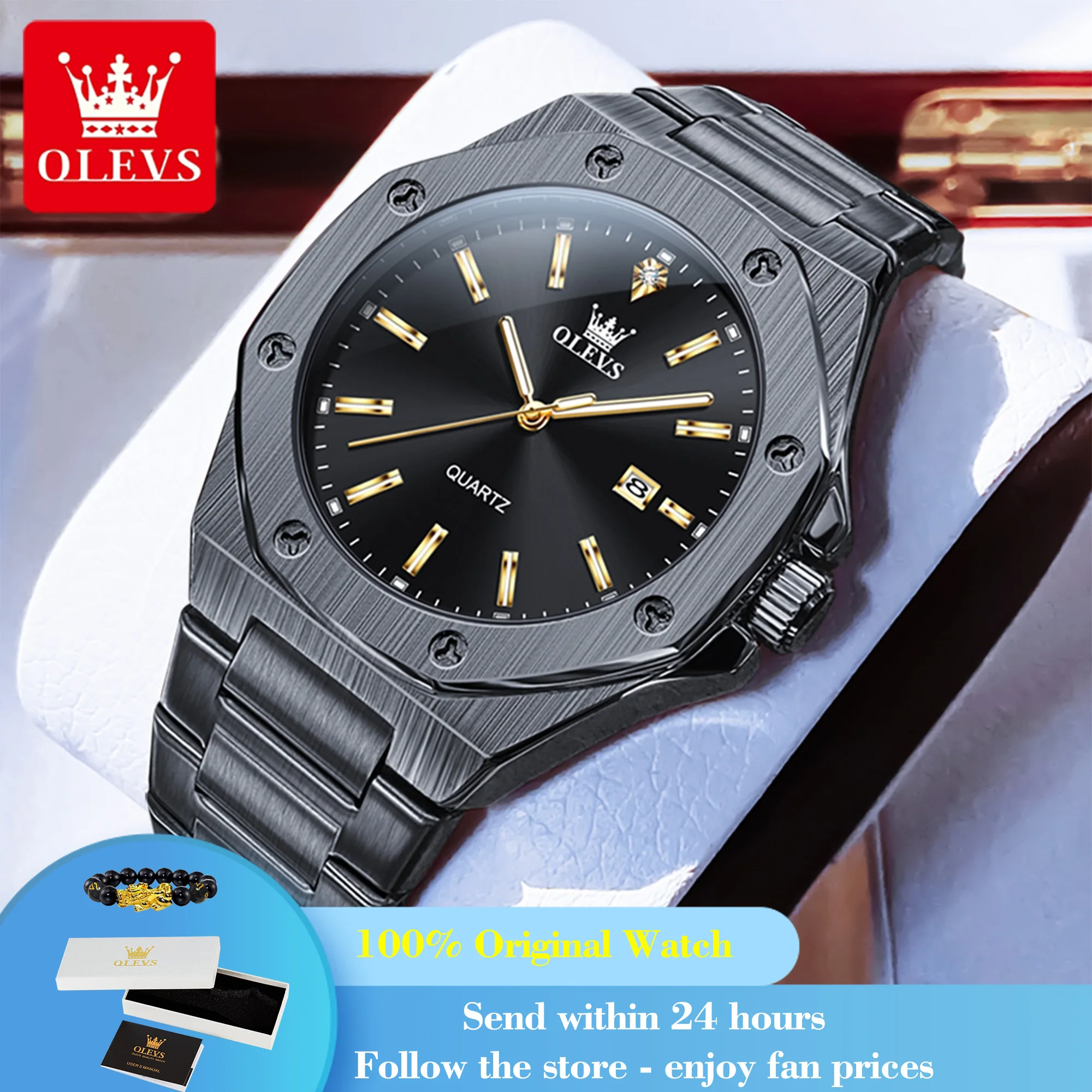 OLEVS 3613 Watch For Men Top Brand Original Waterproof Quartz Man Watch Luminous Calendar Fashion Male Wristwatch Steel Strap
OLEVS 3613 Watch For Men Top Brand Original Waterproof Quartz Man Watch Luminous Calendar Fashion Male Wristwatch Steel Strap