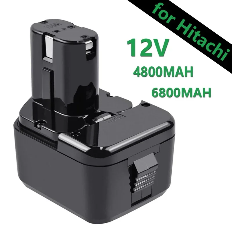 12V battery 4800/6800mAh rechargeable battery suitable for Hitachi EB1214S EB1220BL EB1212S WR12DMR CD4D DH15DV c5D, DS
12V battery 4800/6800mAh rechargeable battery suitable for Hitachi EB1214S EB1220BL EB1212S WR12DMR CD4D DH15DV c5D, DS