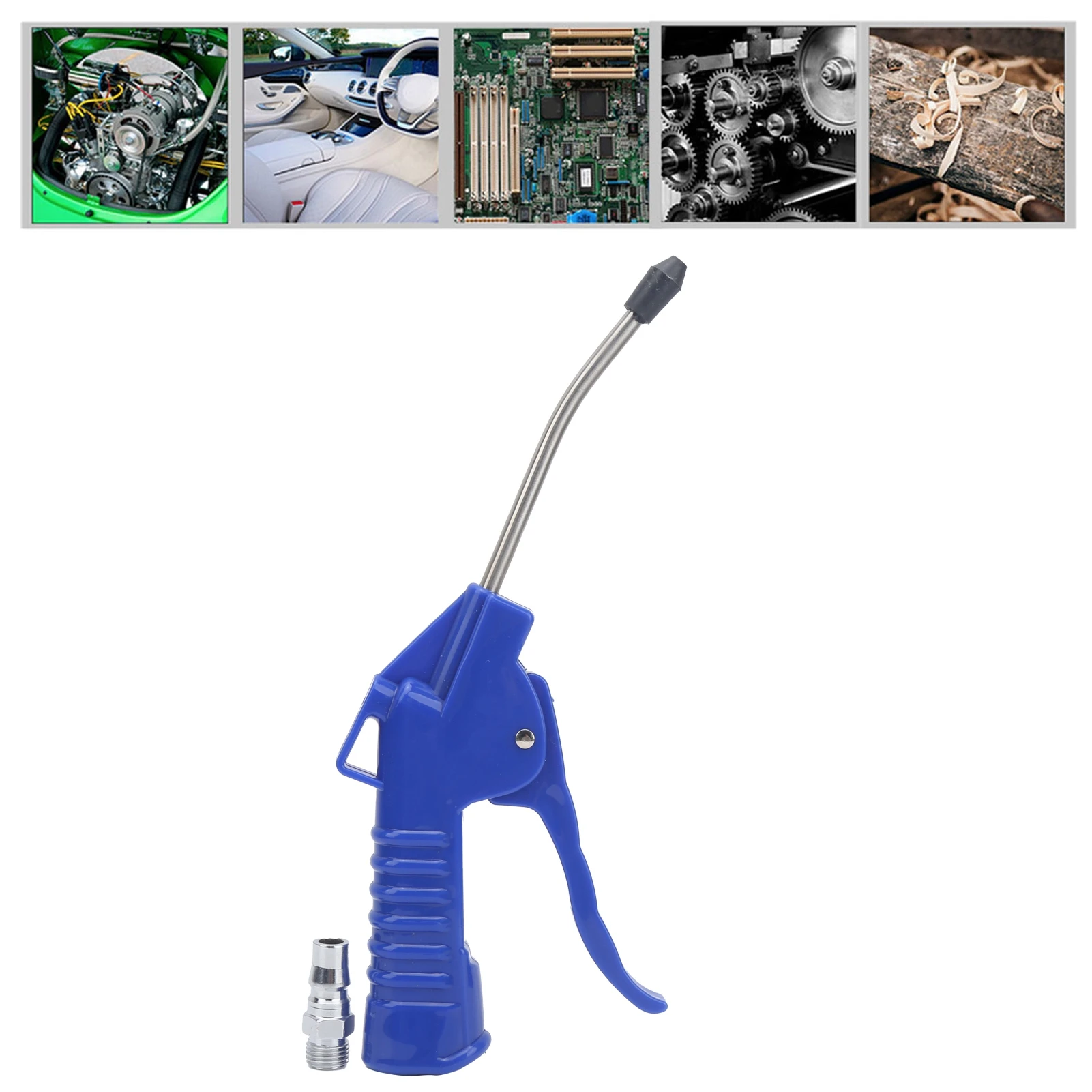 Пистолет-распылитель, инструмент для удаления пыли, промышленные принадлежности, утолщенная ручка, пистолет для выдувания пыли, промышленные принадлежности
Пистолет-распылитель, инструмент для удаления пыли, промышленные принадлежности, утолщенная ручка, пистолет для выдувания пыли, промышленные принадлежности