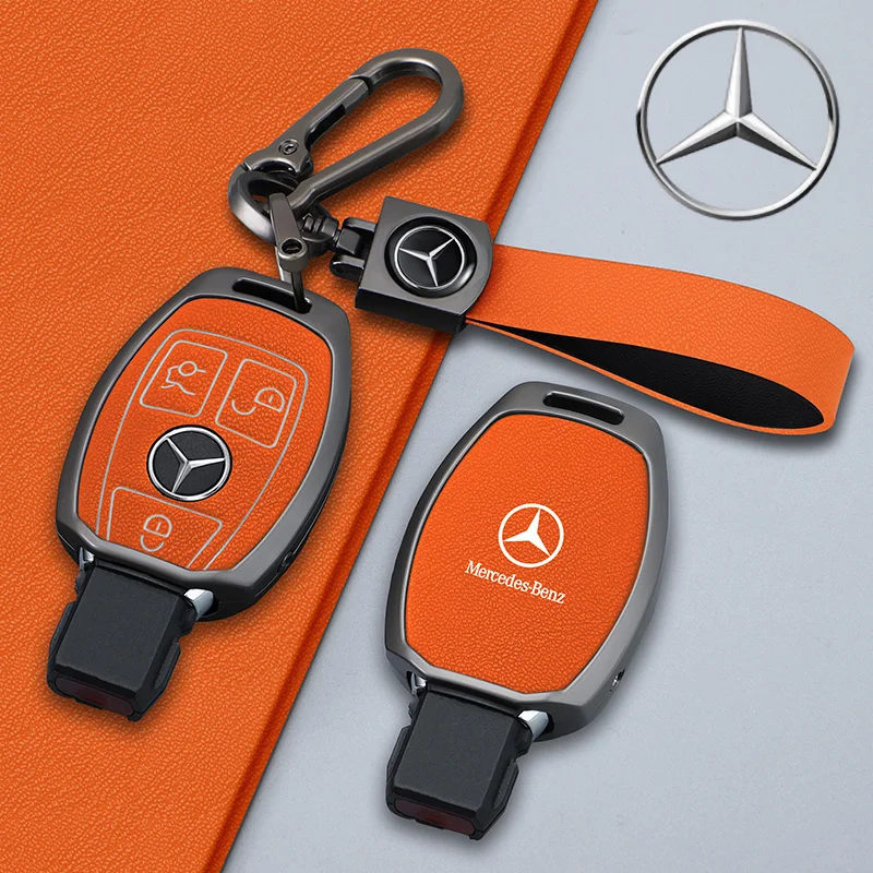 New Zinc Alloy Leather Car Remote Key Case for Mercedes Benz W203 W204 W212 C180 GLK300 CLS CLK CLA SLK C S E Class Accessories
New Zinc Alloy Leather Car Remote Key Case for Mercedes Benz W203 W204 W212 C180 GLK300 CLS CLK CLA SLK C S E Class Accessories
