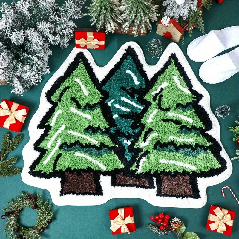 Коврик VIKAMA в форме рождественской елки, теплый и моющийся праздничный декоративный коврик для входа, коврик для крыльца для домашнего декора
Коврик VIKAMA в форме рождественской елки, теплый и моющийся праздничный декоративный коврик для входа, коврик для крыльца для домашнего декора