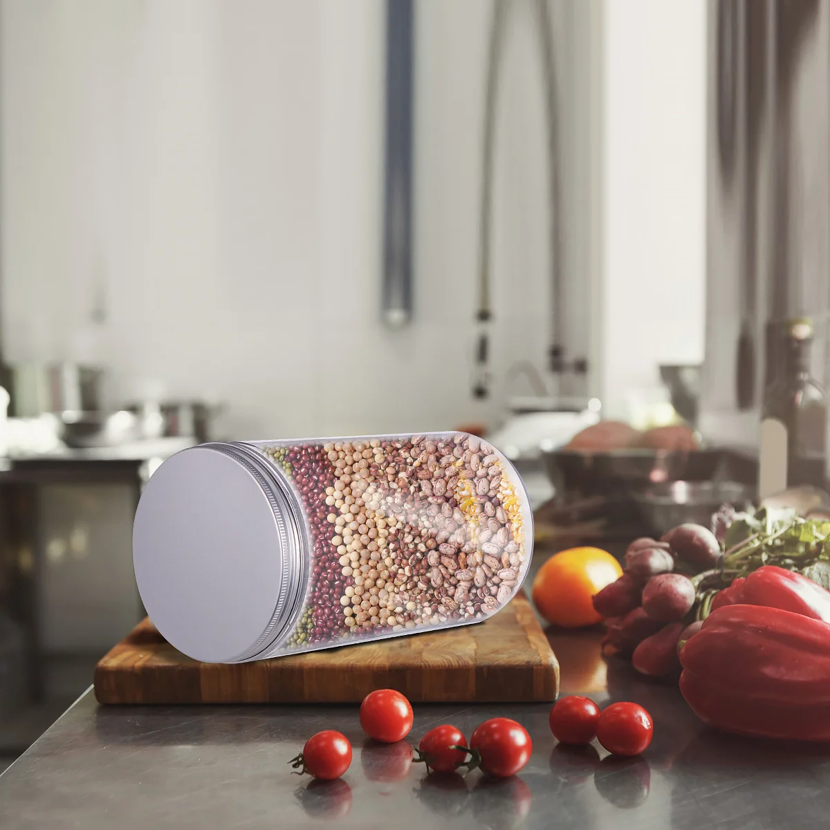 Multipurpose Food Storage Jar with Airtight Lid for Tea Coffee Beans Dry Goods Kitchen Pantry Organization Sealed Canister
Multipurpose Food Storage Jar with Airtight Lid for Tea Coffee Beans Dry Goods Kitchen Pantry Organization Sealed Canister