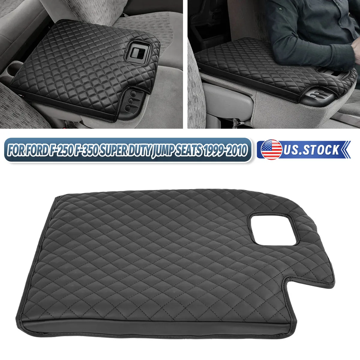 Car Center Armrest Lid Cover Pad PU Leather Waterproof Black For Ford F-250 F-350 F250 F350 Super Duty Jump Seats 1999-2010
Car Center Armrest Lid Cover Pad PU Leather Waterproof Black For Ford F-250 F-350 F250 F350 Super Duty Jump Seats 1999-2010