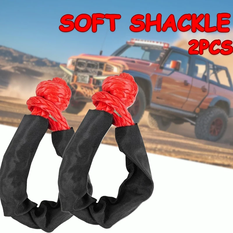 Off Road 42,000Lbs Break Strength 19T Synthetic Soft Shackle 1/2" X 22" Rugged Shackles W/ Protective Sleeve Winch Accessories
Off Road 42,000Lbs Break Strength 19T Synthetic Soft Shackle 1/2" X 22" Rugged Shackles W/ Protective Sleeve Winch Accessories
