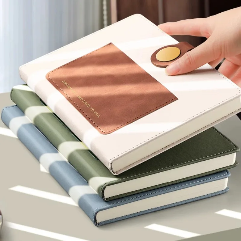 Notebook with Professional Appearance for Business and Office Use, Made of Durable Leather, Suitable for Taking Notes
Notebook with Professional Appearance for Business and Office Use, Made of Durable Leather, Suitable for Taking Notes