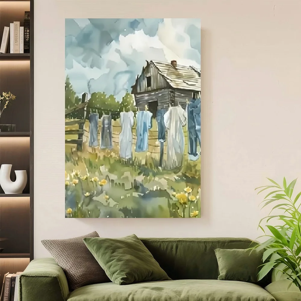 Framed Flat, Solid Wood Framed Canvas Painting - Suitable for Farmhouse Wall Decor, Wrap-Around Frame, Minimalist Wood & Canvas
Framed Flat, Solid Wood Framed Canvas Painting - Suitable for Farmhouse Wall Decor, Wrap-Around Frame, Minimalist Wood & Canvas