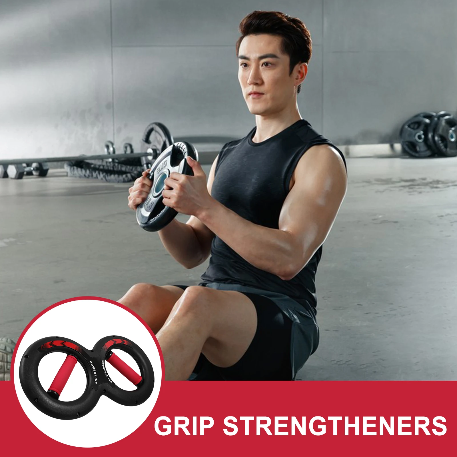 Wrist Strength Trainer Device Strengthened 8 Shaped Grip Creative Hand Grip Arm Strengthened Device Stay At Home 30/20/15/10/5kg
Wrist Strength Trainer Device Strengthened 8 Shaped Grip Creative Hand Grip Arm Strengthened Device Stay At Home 30/20/15/10/5kg