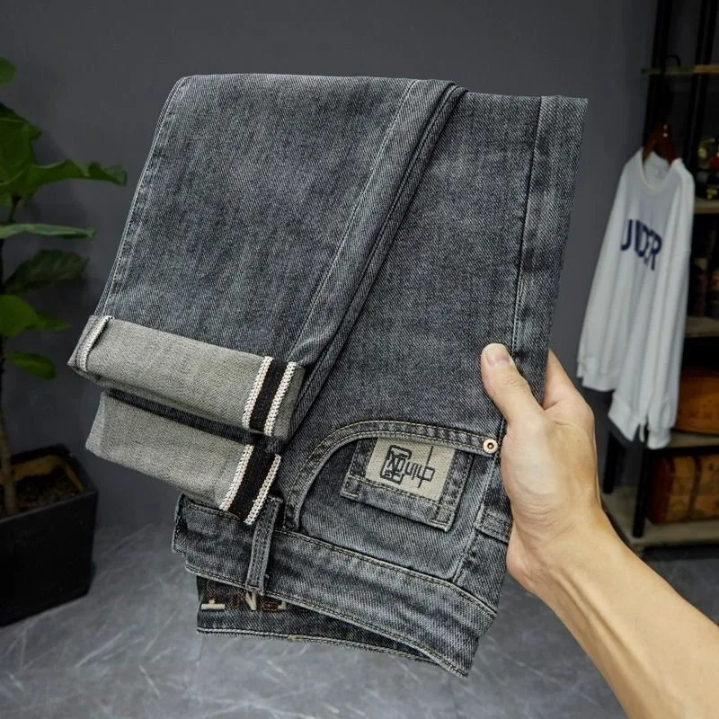 Spring Summer New Sle Men's Jeans Elastic Bla Slim Fit Casual Faion Long Pants mid Waist Zipper Cotton Stretch Denim
Spring Summer New Sle Men's Jeans Elastic Bla Slim Fit Casual Faion Long Pants mid Waist Zipper Cotton Stretch Denim