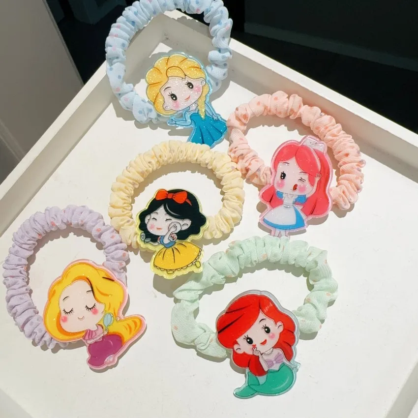 Disney Princess Series Hair Bands Sweet White Snow Ariel Elsa Rubber Band Kawaii Girl Hair Accessoires Headdress Birthday Gifts
Disney Princess Series Hair Bands Sweet White Snow Ariel Elsa Rubber Band Kawaii Girl Hair Accessoires Headdress Birthday Gifts