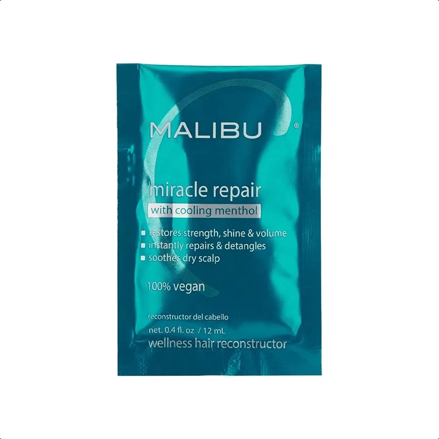Malibu C Miracle Repair Reconstructor Удивительный Уход за волосами для слабого поврежденных прядей Льняной протеин Витамин B5 для увлажнения
Malibu C Miracle Repair Reconstructor Удивительный Уход за волосами для слабого поврежденных прядей Льняной протеин Витамин B5 для увлажнения