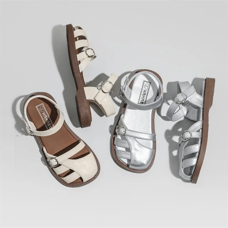 Girls' Shoes Children's Princess Baotou Sandals 2024 Summer New Style Baby Girls Fashion Beach Shoes for Large Children
Girls' Shoes Children's Princess Baotou Sandals 2024 Summer New Style Baby Girls Fashion Beach Shoes for Large Children